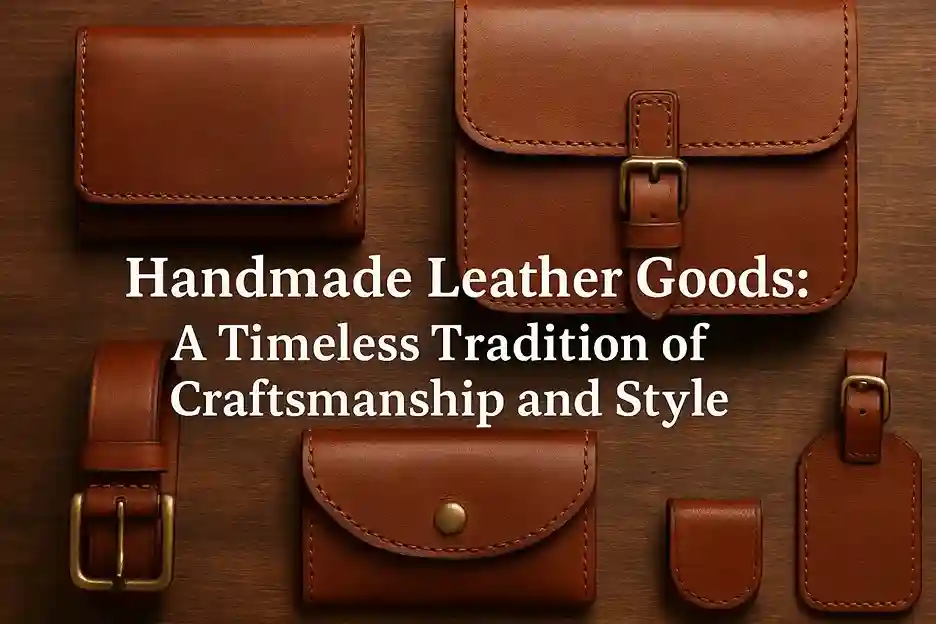 Handmade leather goods